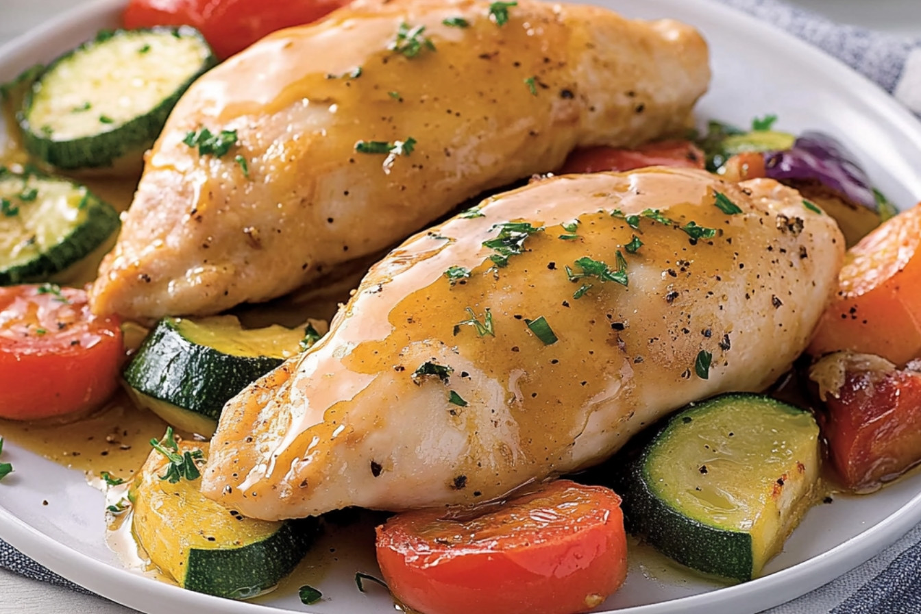 1papillote-de-poulet-miel-moutarde