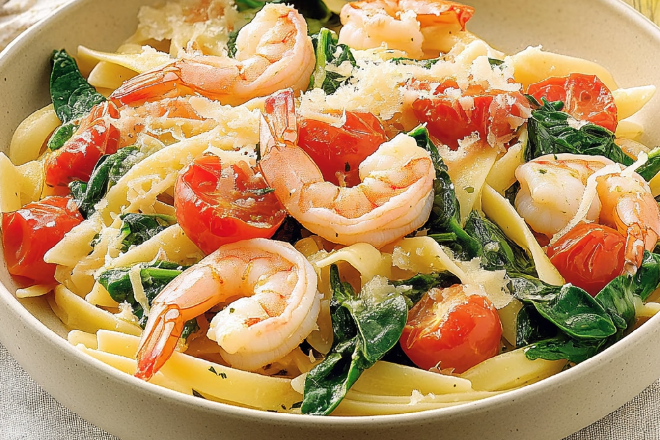 1pennes-aux-crevettes-et-epinards