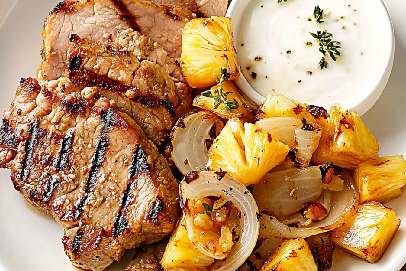 1porc-grille-avec-ananas