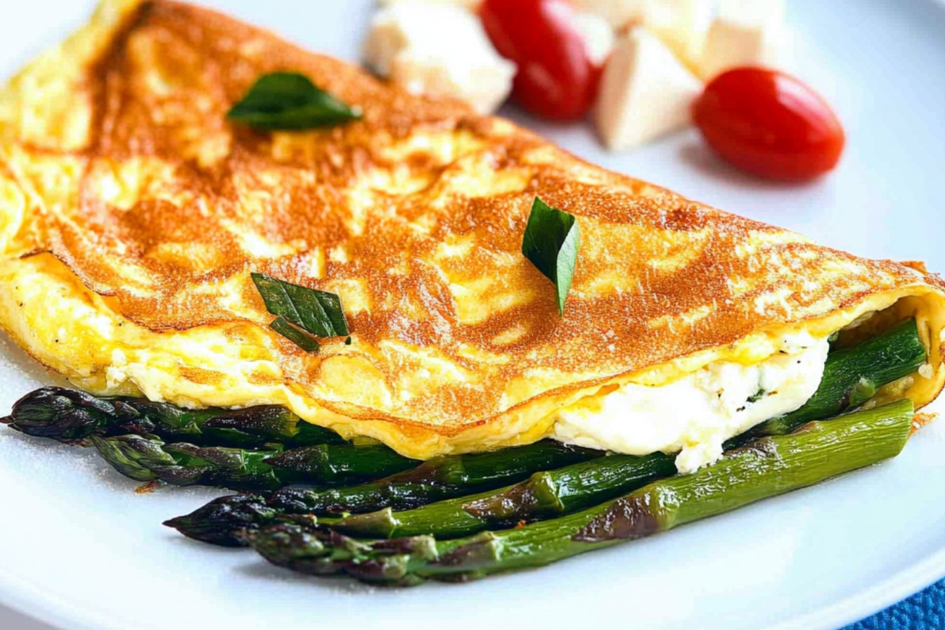 1omelette-aux-asperges-et-fromage-de-chevre-savoureuse