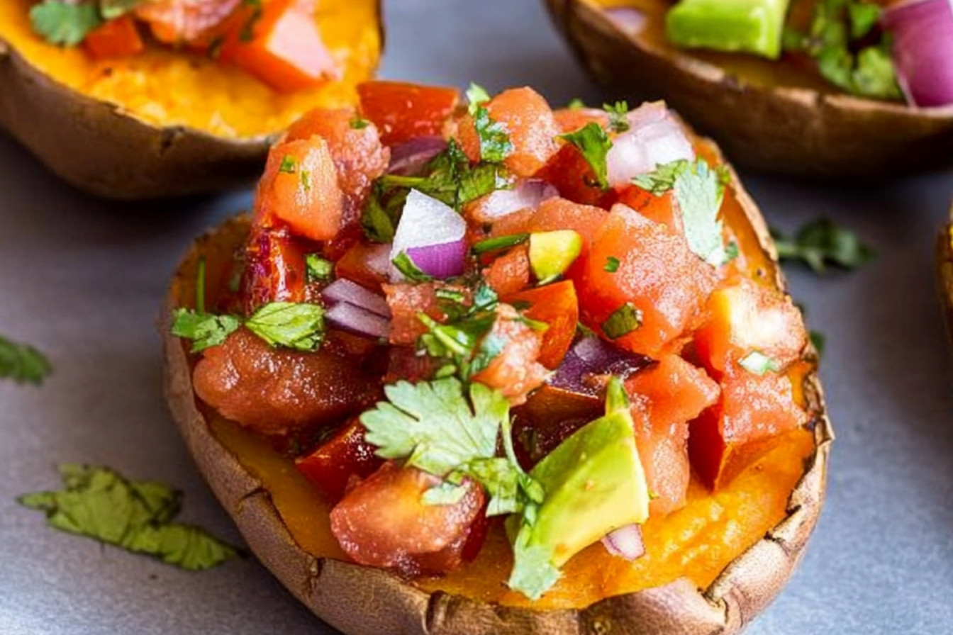 1patate-douce-rotie-et-salsa-de-tomates-delicieuse