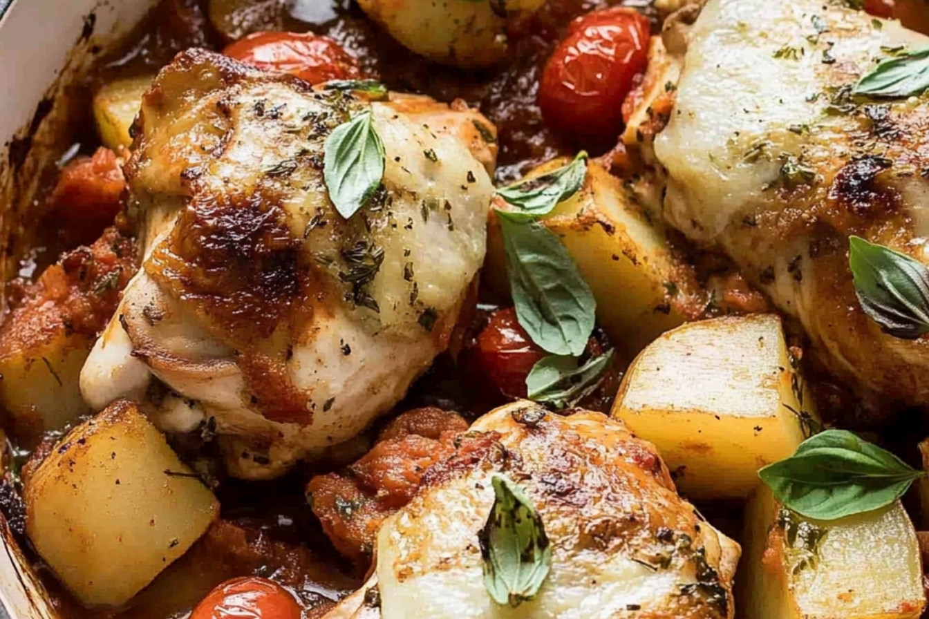 1poulet-au-four-aux-tomates-et-pommes-de-terre