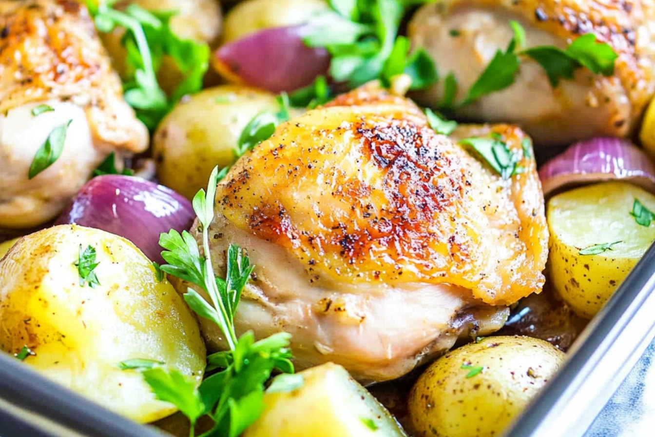 1poulet-roti-et-pommes-de-terre-savoureux