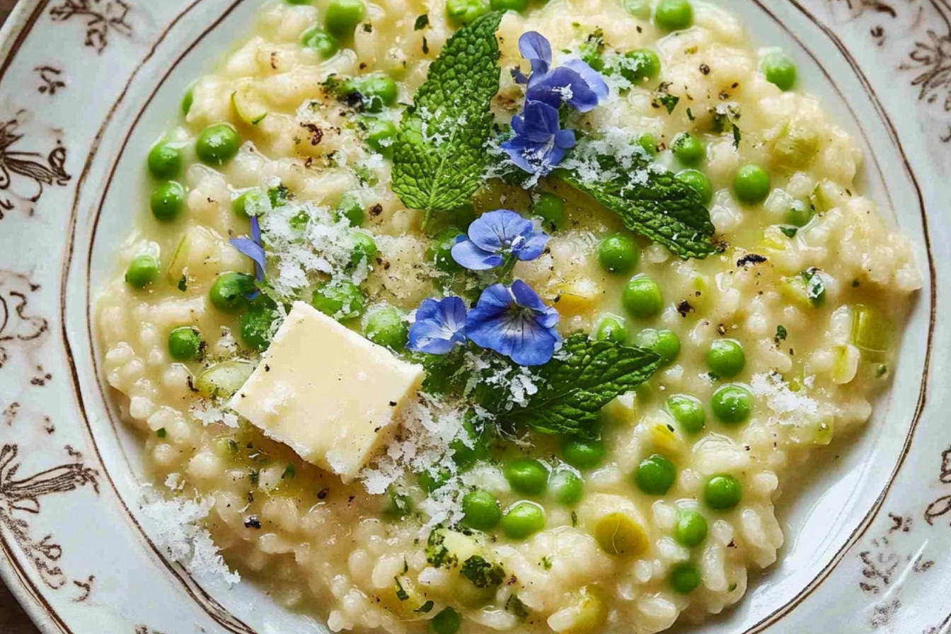 1risotto-de-petits-pois-sucre-et-savoureux
