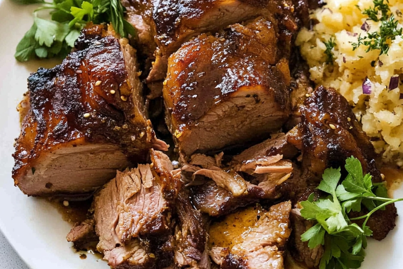 1roti-de-porc-au-sucre-brun-et-ail-savoureux