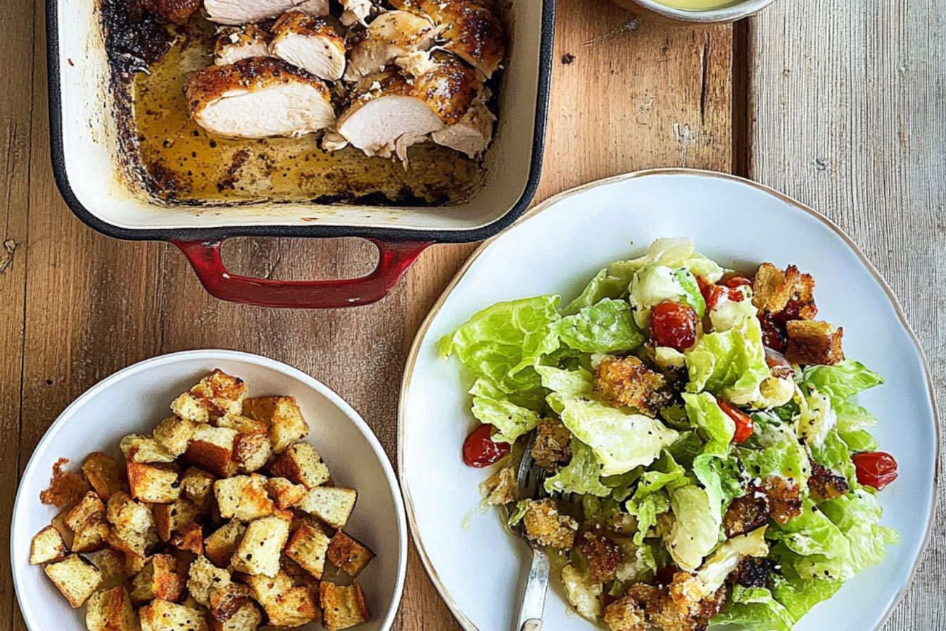 1salade-cesar-au-poulet-roti-facile-et-savoureuse