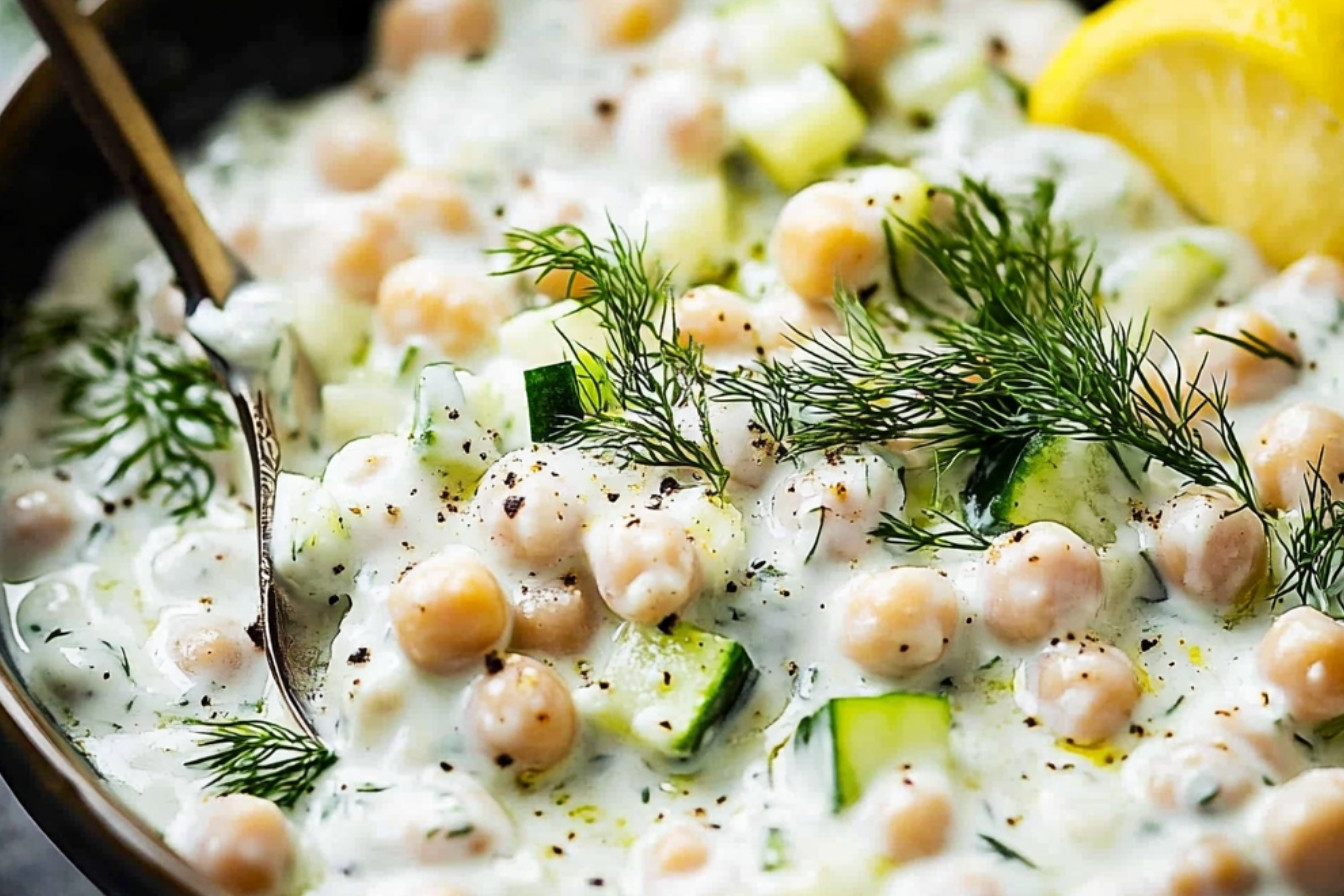 1salade-de-pois-chiches-et-tzatziki-rafraichissante