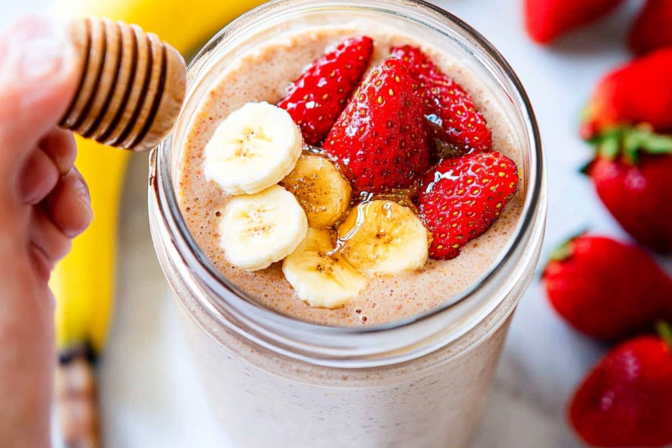 1savourez-un-smoothie-fraise-bananes-onctueux-et-frais