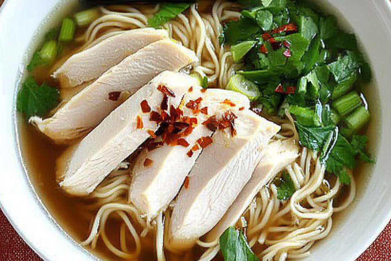 1soupe-de-nouilles-au-poulet-poche