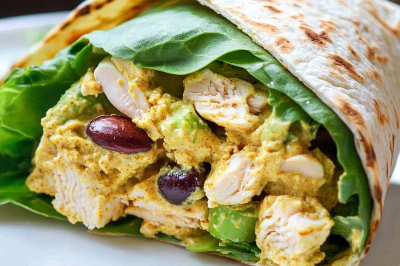 1wraps-de-salade-de-poulet-curry
