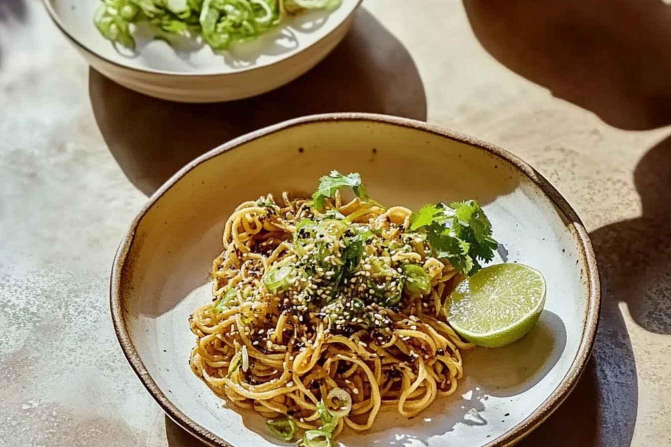 1noodles-au-sesame-et-huile-de-piment-delicieuse
